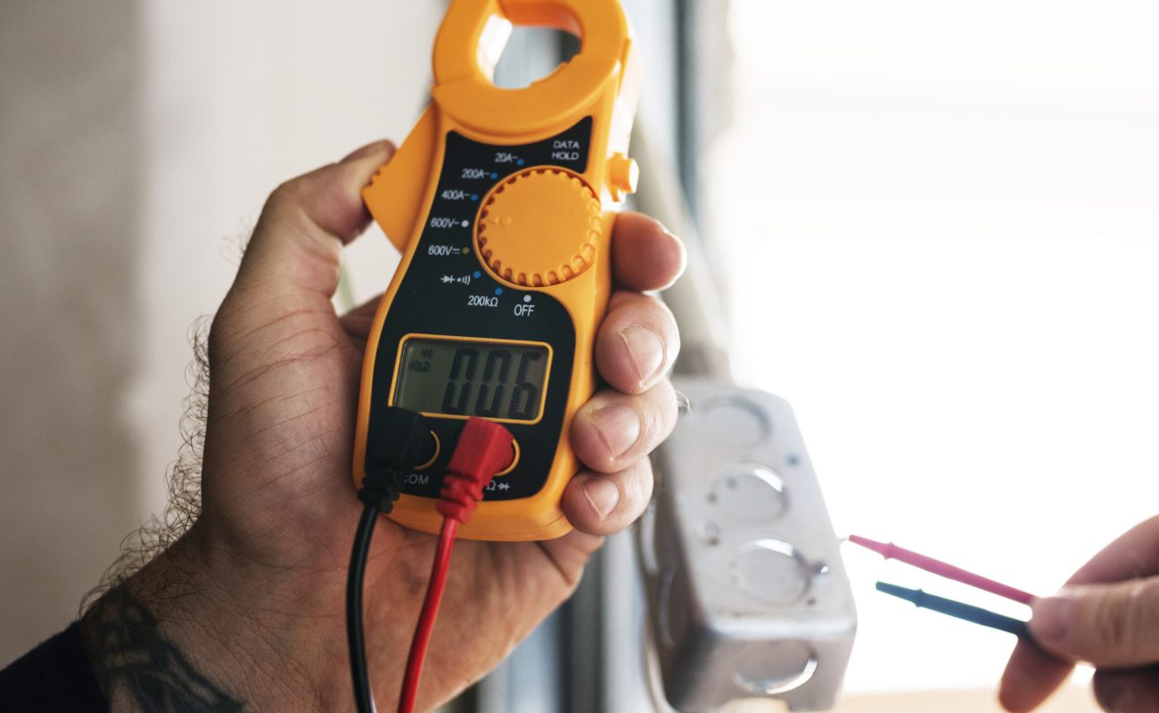 Electrician working